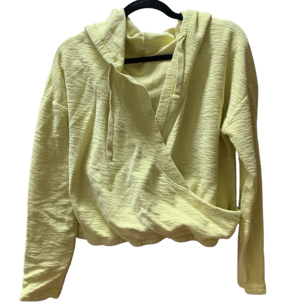 Free People Movement Criss Cross Cropped Cotton Hoodie - Picture 5 of 15